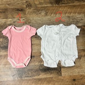 0-3 month girl onesies